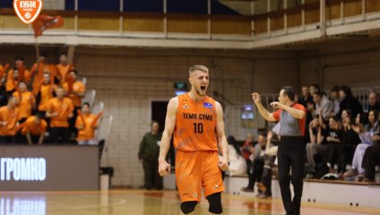 «Темп-СУМЗ» уступил одно очко по сумме двух матчей с ЧБК