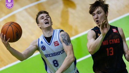Тяжёлая победа БК "Новосибирск"