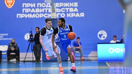 Приморское «Динамо» разгромило «Тамбов» и вышло в четвертьфинал Газпромбанк Кубка России