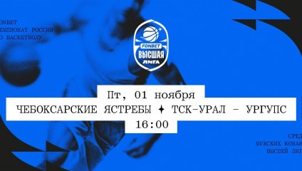 Чебоксарские Ястребы - ТСК-УРАЛ - УрГУПС (01.11.2024)